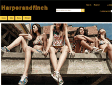 Tablet Screenshot of harperandfinch.com